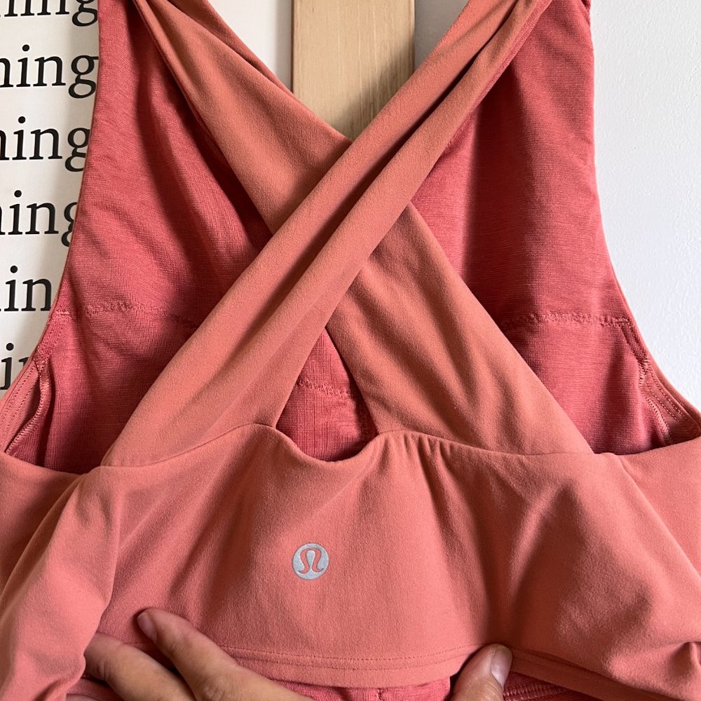 Lululemon Rustic Coral Forward Fold Bra - image 2